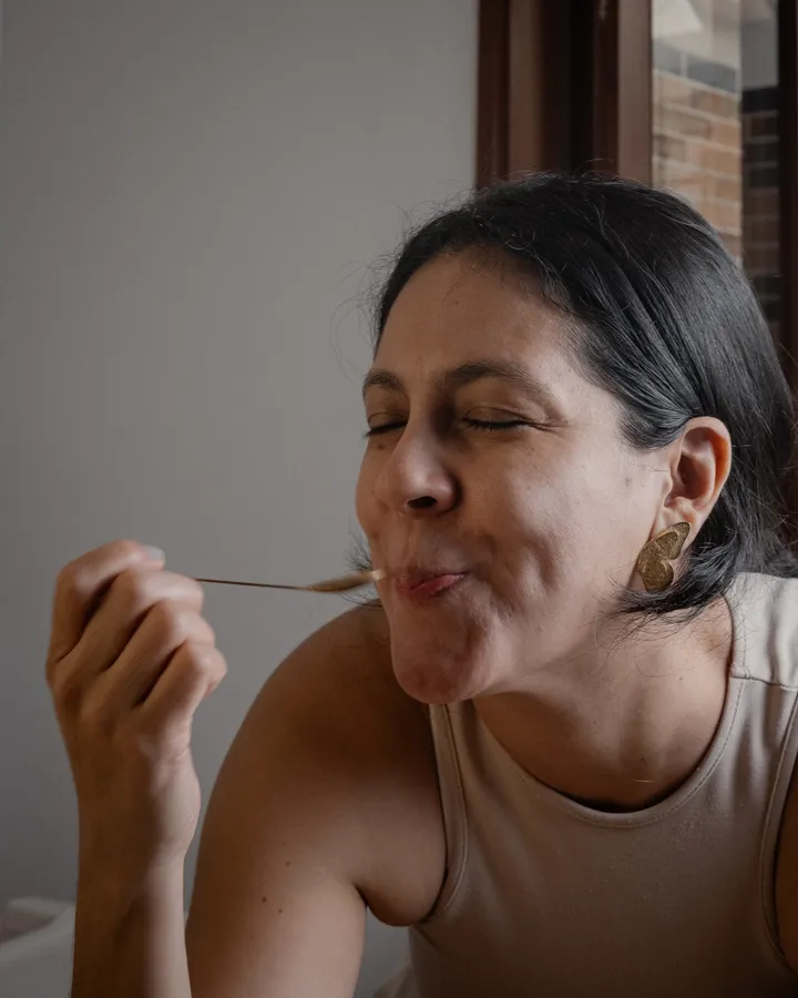 Comida, personas y mujer