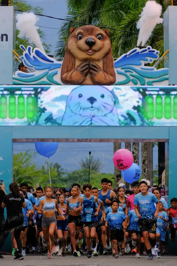Personas, globos y animales