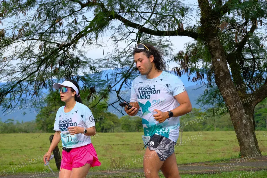 Personas, caminata y plantas